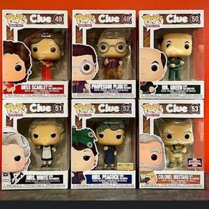 NIB: Complete FunkoPop Clue Character Set